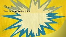  Presentation with yellow paper - PPT layouts enhanced with yellow-retro-comics-background background and a yellow colored foreground