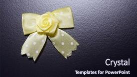  Presentation with black yellow - Colorful slide deck enhanced with yellow ribbon isolated backdrop and a wine colored foreground