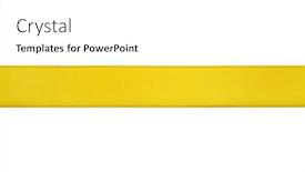  Presentation with yellow - PPT theme featuring yellow-ribbon-on-white-background background and a white colored foreground