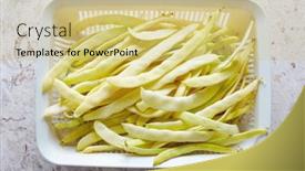  Presentation with runner - PPT theme enhanced with yellow-runner-beans background and a yellow colored foreground