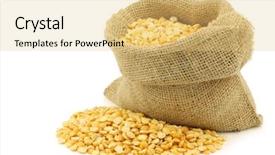  Presentation with white and yellow - Cool new slides with  backdrop and a  colored foreground.