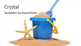  Presentation with starfish - Beautiful slides featuring yellow starfish isolated on white backdrop and a white colored foreground