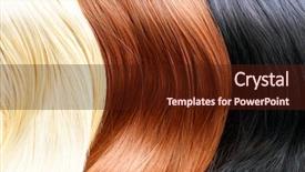  Presentation with hair - Colorful theme enhanced with yellow streaks - hair colors palette different hair backdrop and a wine colored foreground