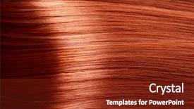  Presentation with hair - Cool new PPT layouts with yellow streaks - hair backdrop and a tawny brown colored foreground