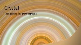  Presentation with motion graphics art abstract - Audience pleasing slide deck consisting of yellow streaks - motion blurred abstract backdrop and a coral colored foreground