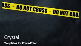  Presentation with tape - Slides enhanced with yellow-tape-with-text background and a wine colored foreground