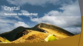  Presentation with blue mountain - 