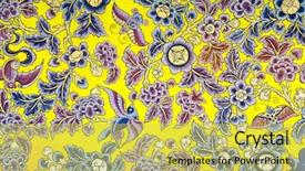  Presentation with thai temple - Slides featuring yellow thai chinese traditional paint background and a yellow colored foreground