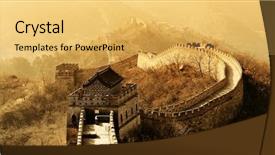  Presentation with old china - Amazing slide set having yellow tone in beijing china backdrop and a yellow colored foreground