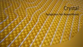  Presentation with under construction - Slide deck featuring yellow underfloor heating posed background and a gold colored foreground