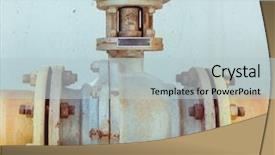  Presentation with gas pipeline - Colorful presentation design enhanced with yellow water gas pipe backdrop and a lemonade colored foreground