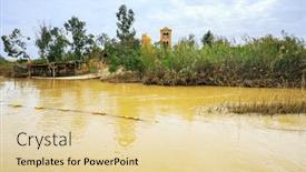  Presentation with jesus christ - Presentation enhanced with yellow-water-of-the-wide background and a lemonade colored foreground