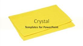  Presentation with woven - Slides consisting of yellow-woven-cotton-place-mat background and a yellow colored foreground
