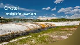  Presentation with wyoming - Theme having  background and a  colored foreground