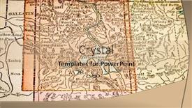  Presentation with yellowstone - PPT theme consisting of yellowstone-national-park-on-vintage background and a coral colored foreground