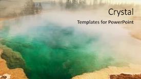 Presentation with yellowstone - PPT layouts having yellowstone-park-hot-pool background and a lemonade colored foreground