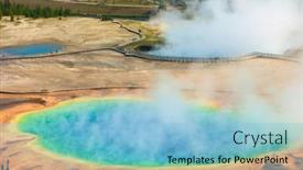  Presentation with yellowstone - Slide deck with yellowstone-usa-august-19-2007 background and a light blue colored foreground