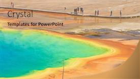  Presentation with yellowstone - Cool new slide deck with yellowstone-usa-august-19-2007 backdrop and a coral colored foreground