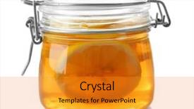  Presentation with ice lemon tea - Theme with yelow - iced tea with lemon isolated background and a  colored foreground