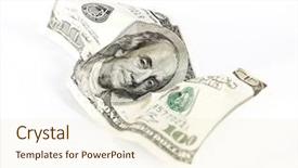  Presentation with 3d illustration abstract concept - Slide set consisting of yemplates risk - abstract dollars concept background background and a cream colored foreground