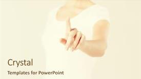  Presentation with weight loss woman showing - Colorful slides enhanced with yemplates risk - picture of young woman showing backdrop and a  colored foreground