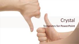  Presentation with paths - Colorful presentation enhanced with yes thumbs up - photo of hand with clipping backdrop and a lemonade colored foreground