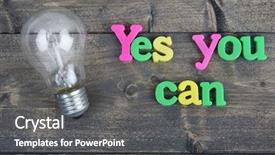  Presentation with yes - Slides enhanced with yes you can word background and a  colored foreground