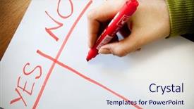  Presentation with yes - Slides enhanced with dialect - yes or no background and a sky blue colored foreground