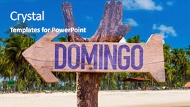  Presentation with today - Beautiful PPT layouts featuring yesterday today tomorrow - sunday in spanish and portuguese backdrop and a teal colored foreground