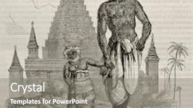  Presentation with daughter - Amazing slides having yeti - snwe-maong and daughter burmese hairy backdrop and a  colored foreground