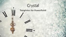  Presentation with final - Slide deck featuring final yewr - new year's at midnight background and a sky blue colored foreground