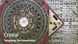  Presentation with yin yang - Slides enhanced with yin yang - chinese compas background and a dark gray colored foreground