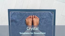  Presentation with yoga - Slides enhanced with yoga mat hot bikram yoga background and a ocean colored foreground