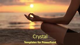  Presentation with mindfulness - Presentation theme enhanced with yoga-mindfulness-and-meditation-concept background and a  colored foreground