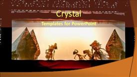  Presentation with ramayana - Amazing theme having yogyakarta-indonesia-january-4-wayang backdrop and a tawny brown colored foreground
