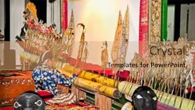  Presentation with wayang - Amazing presentation having yogyakarta-indonesia-january-4-wayang backdrop and a coral colored foreground