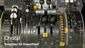  Presentation with aircraft - Beautiful PPT layouts featuring aircraft center counsel backdrop and a dark gray colored foreground