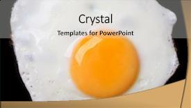  Presentation with egg - Audience pleasing presentation consisting of view of the fried egg backdrop and a lemonade colored foreground