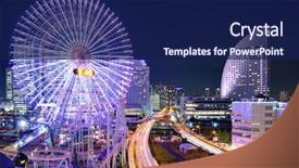  Presentation with japan - Presentation consisting of thatch roof background pattern make with dry grass or hay background and a coral colored foreground