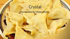  Presentation with yom kippur - Slides consisting of yom kippur - kreplach jewish ravioli background and a yellow colored foreground