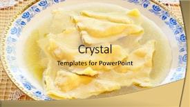  Presentation with yom kippur - Beautiful presentation theme featuring yom kippur - kreplach jewish ravioli backdrop and a yellow colored foreground