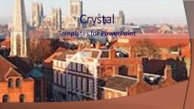  Presentation with arizona sunset view - Presentation theme featuring crossway - york at sunset uk background and a sky blue colored foreground