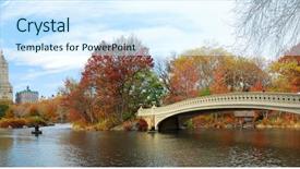  Presentation with taxi cabs new york city - Amazing theme having york city manhattan central park backdrop and a sky blue colored foreground