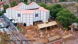  Presentation with shakespeare - Cool new presentation design with york-united-kingdom-august-11 backdrop and a coral colored foreground