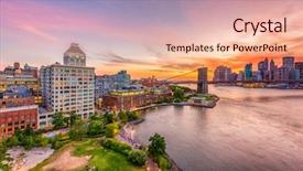  Presentation with brooklyn - Beautiful PPT layouts featuring york usa skyline of manhattan backdrop and a lemonade colored foreground
