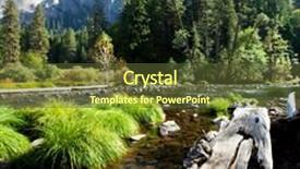  Presentation with yosemite - Slides consisting of yosemite landscapes background and a tawny brown colored foreground