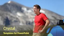  Presentation with mountain view california - PPT layouts with yosemite national park california usa background and a tawny brown colored foreground