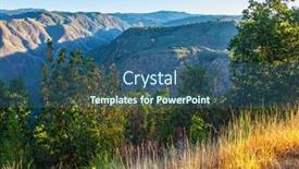  Presentation with nevada - Slide set having yosemite-national-park-famous background and a ocean colored foreground