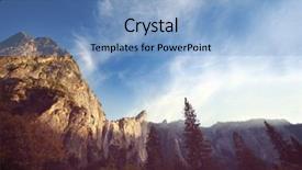  Presentation with yosemite - Slide set having yosemite national park landscapes california background and a  colored foreground