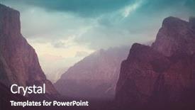  Presentation with national parks yosemite valley yosemite - Colorful PPT theme enhanced with yosemite national park landscapes california backdrop and a  colored foreground